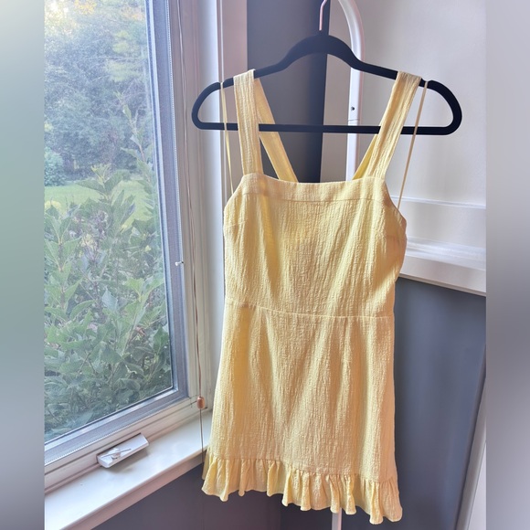 New With Tags: The Fifth Label Yellow Movement Mini Dress - Size Medium - Picture 4 of 5
